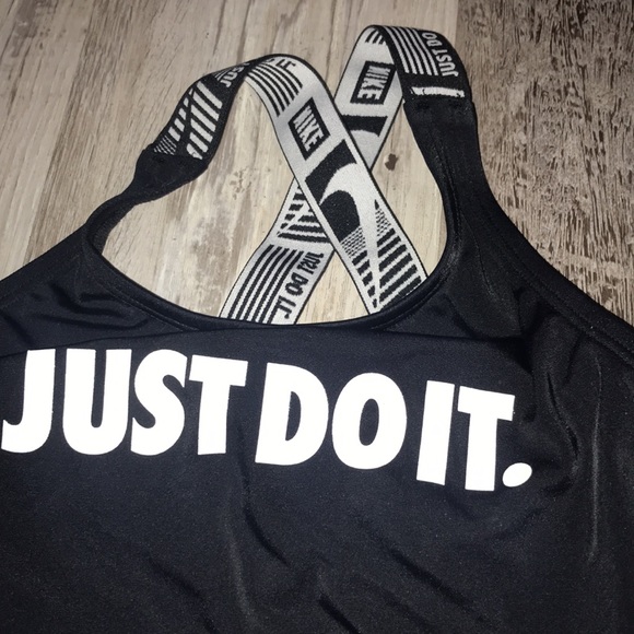 Nike Just do it black and white one piece bathing suit size M 10/12 yrs old kids - Picture 7 of 13